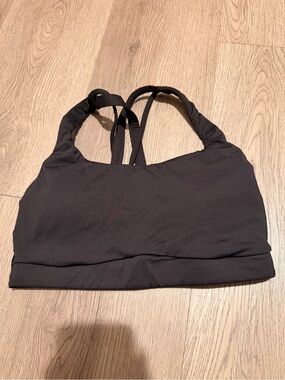 lululemon athletica Black Strappy Back Sports Bra